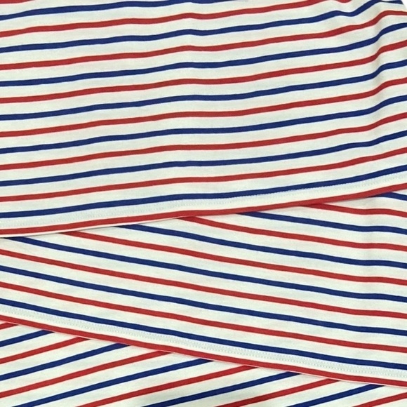 NWT J McLaughlin modal stretch cotton striped layers sleeveless dress sz medium - Picture 9 of 11